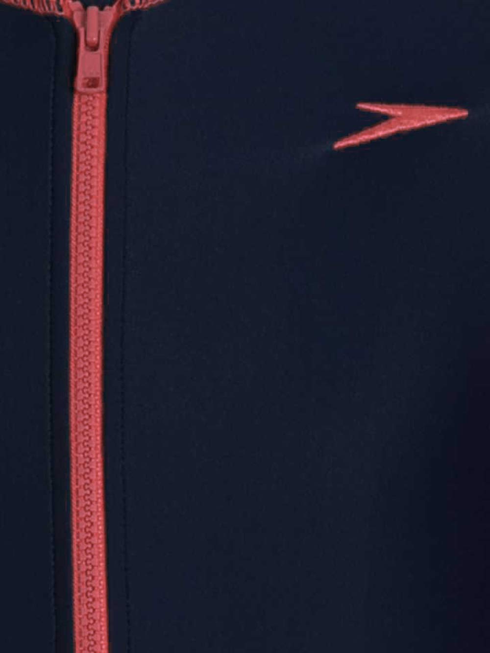Speedo Girl's Swimwear Color Block All-in-1 Suit -Navy/Fed Red - Best Price online Prokicksports.com
