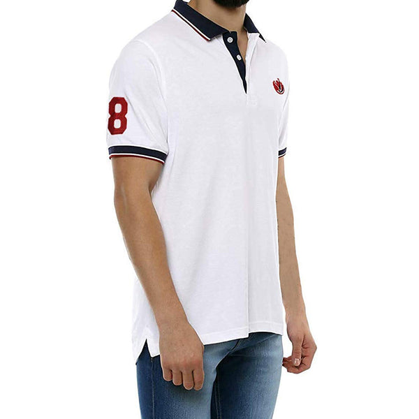 Prokick Men's Polo T-Shirt, White