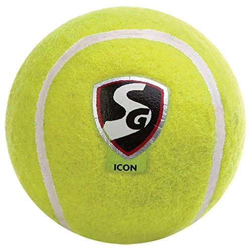 SG Icon Heavy Tennis Cricket Balls (Pack of 12) - Best Price online Prokicksports.com