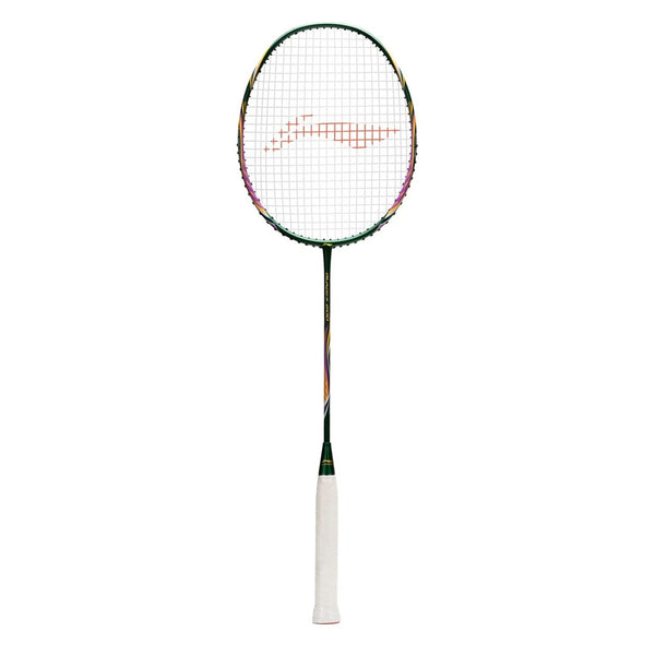 Li-Ning Bladex 200 R-Series Strung Badminton Racquet, Emerald/Gold (4UIG6)