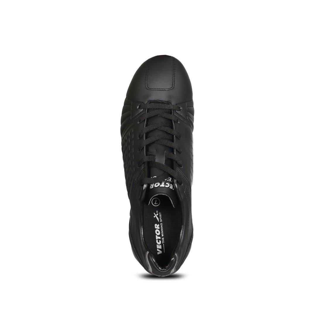 Vector X Velocity Football Shoes, Adult Black/Silver - Best Price online Prokicksports.com