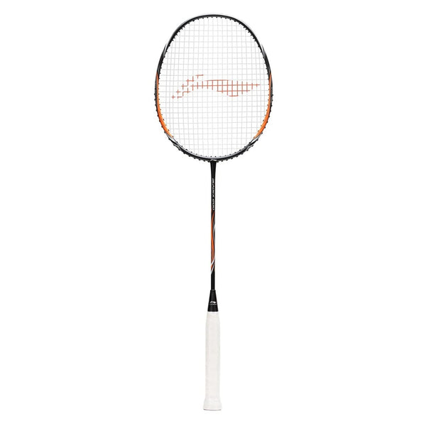 Li-Ning Bladex 200 R-Series Strung Badminton Racquet, Black/Orange (4UIG6)
