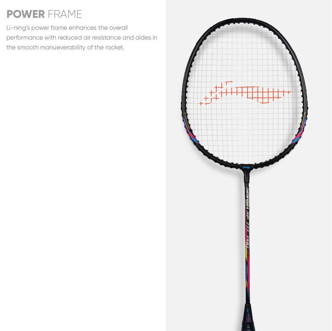 Li-Ning XP 777 PRO Strung Badminton Racket - Black/Pink (Set of 2) - Best Price online Prokicksports.com