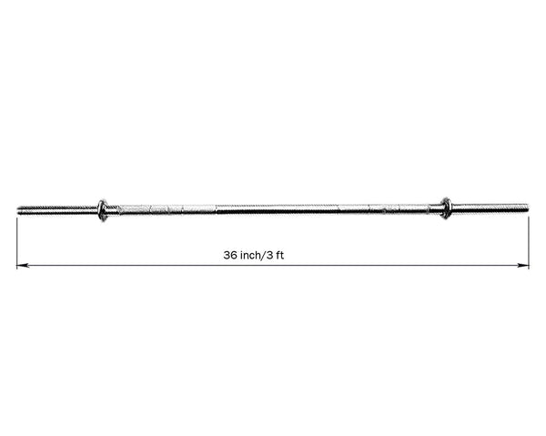 Prokick 3 ft (36 inch) Straight Bar Bell Rod
