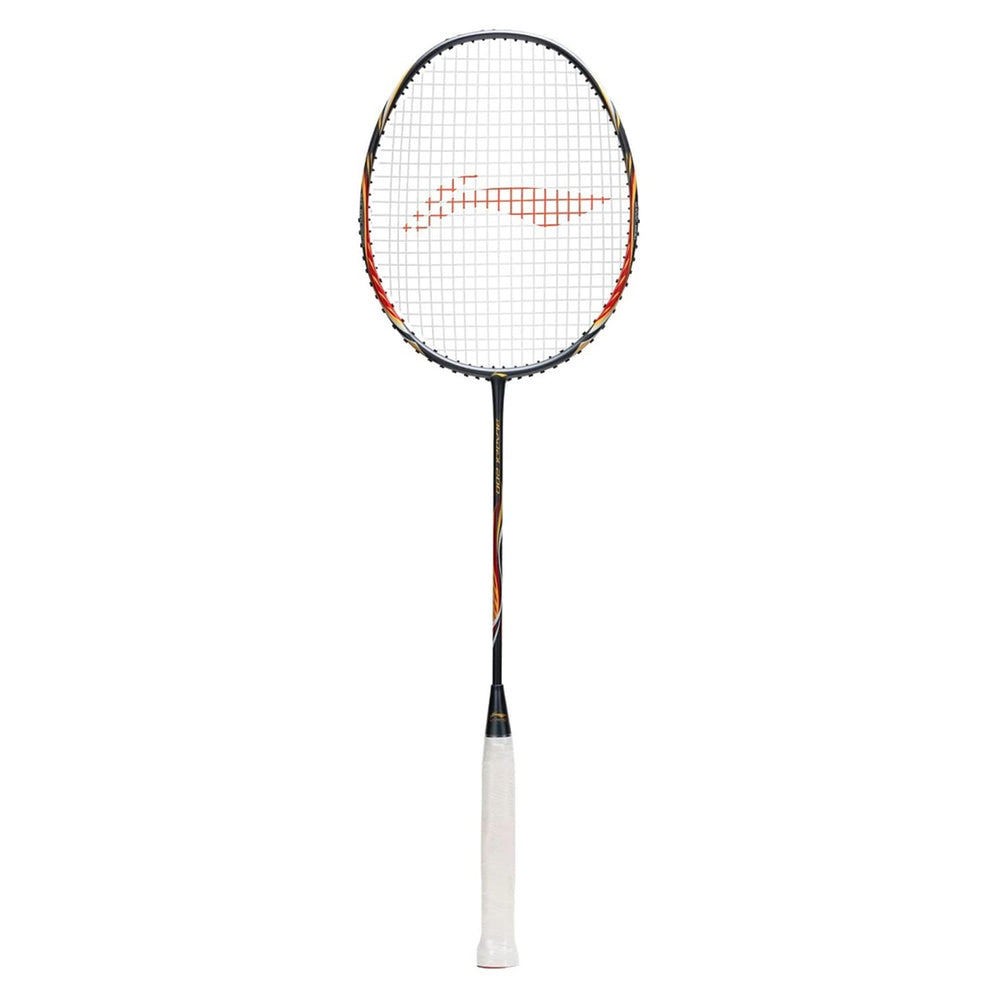 Li-Ning Bladex 200 R-Series Strung Badminton Racquet, Charcoal/Red (4UIG6) - Best Price online Prokicksports.com