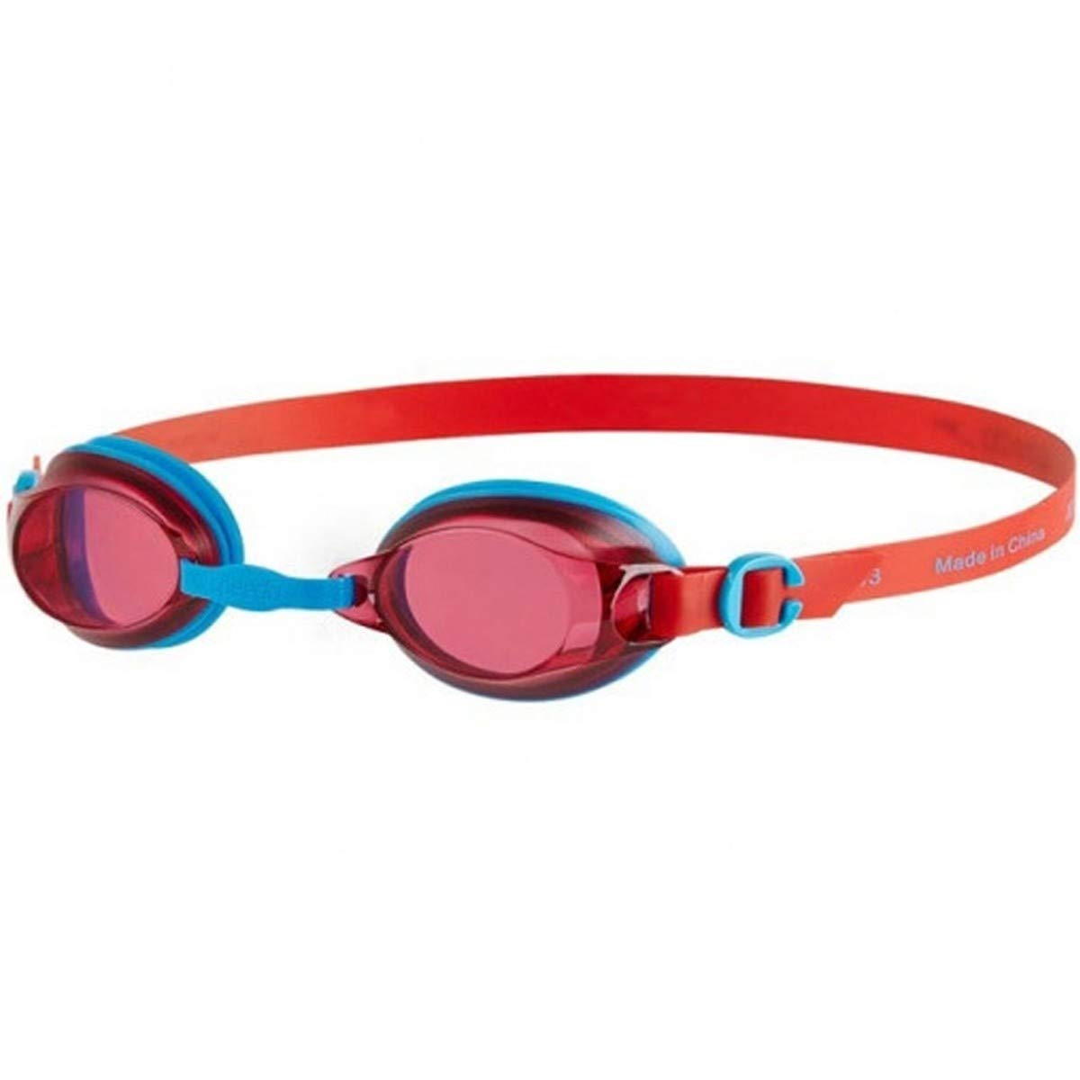 Speedo Jet V2 Junior Swimming Goggles for age 6 to 14 Years - Blue/Red - Best Price online Prokicksports.com