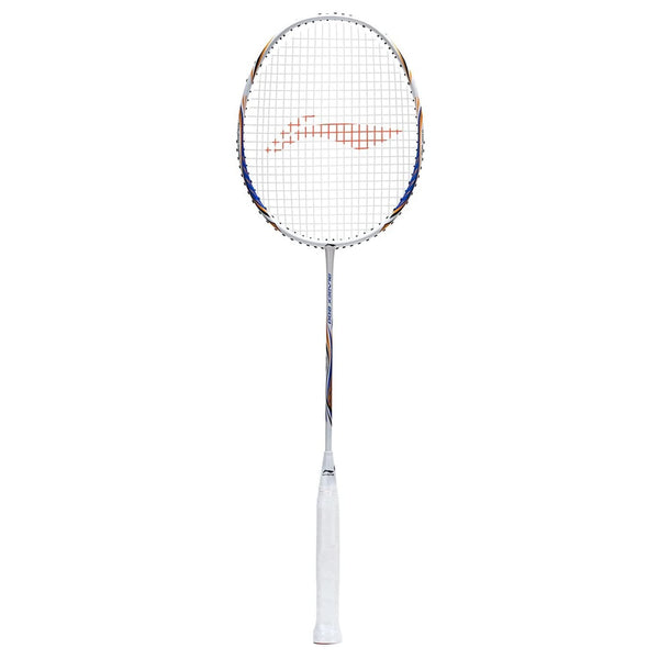 Li-Ning Bladex 200 R-Series Strung Badminton Racquet, White/Blue (4UIG6)