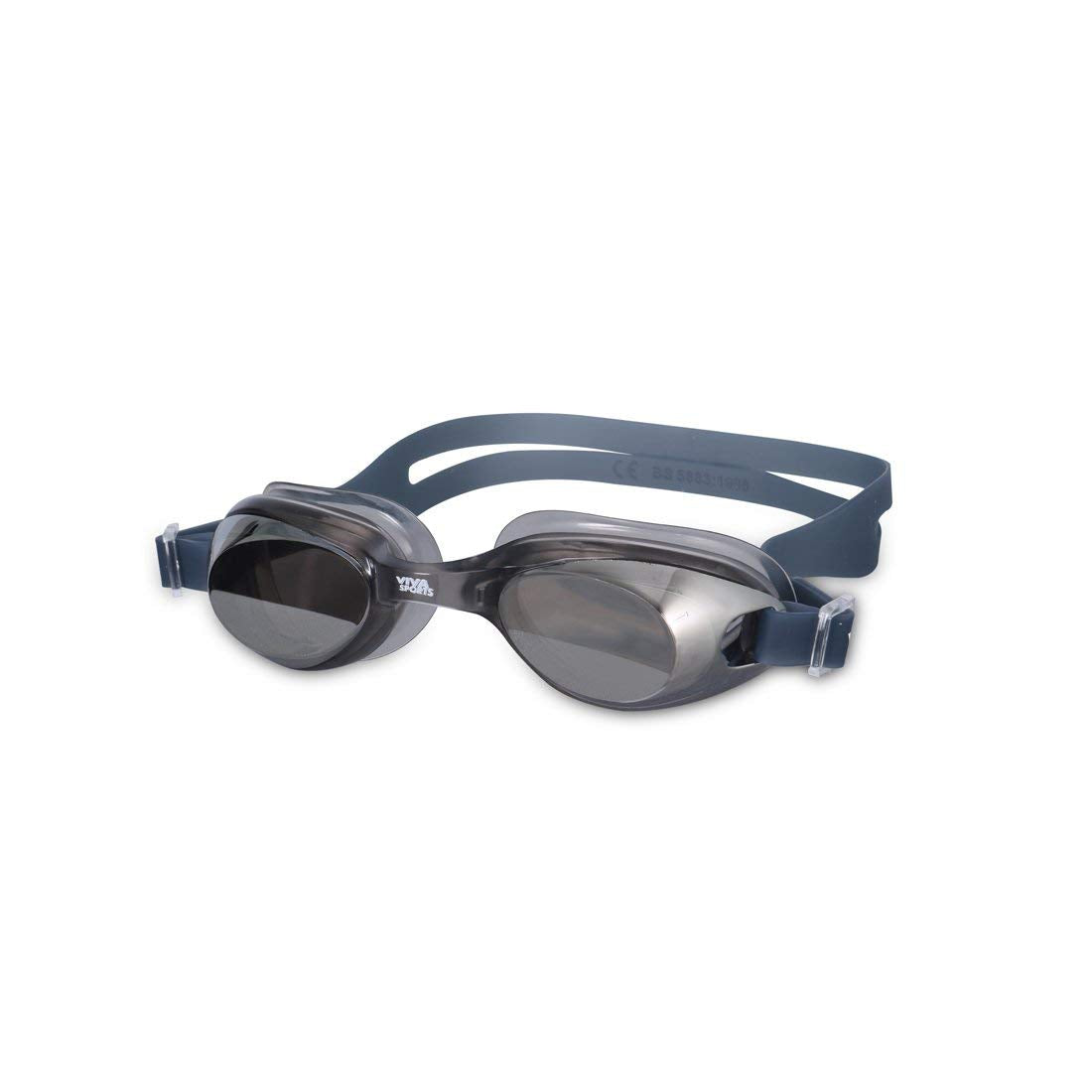 Sports High Performance Swimming Goggle, Black/Silver - Best Price online Prokicksports.com