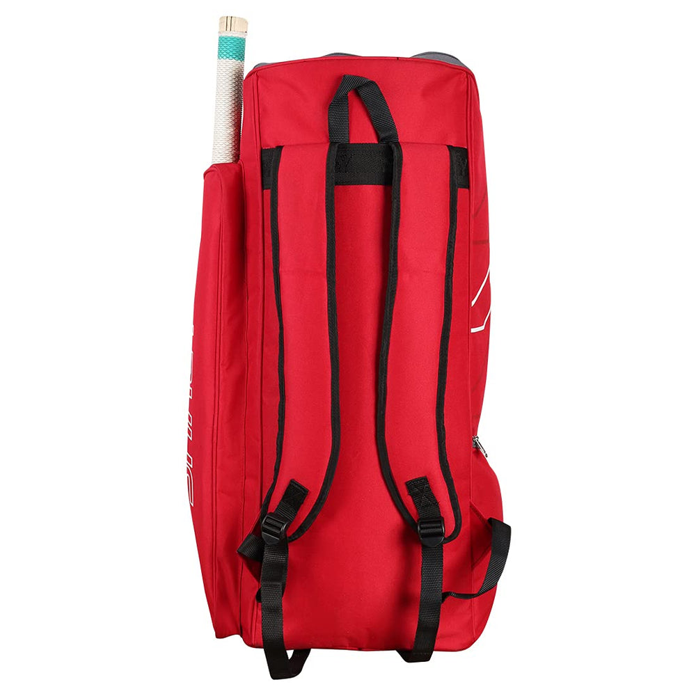 Shrey Kare Duffle Cricket Kitbag - Red | Premium Spacious Cricket Bag | Durable Travel Sports Kit Bag for Players, Bats, Pads & Accessories - Best Price online Prokicksports.com