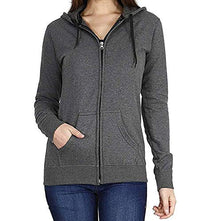 Prokick Women's Cotton Sweatshirt/Hoodie - Dark Grey - Best Price online Prokicksports.com