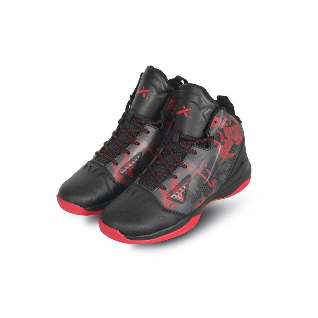 Vector X BB-19 Basketball Shoes for Men's (Black-Red) - Best Price online Prokicksports.com