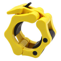 Prokick GA012 Olympic Barbell Rod Collar for 50mm barbell - Yellow -1 Pair (2 Pieces) - Best Price online Prokicksports.com