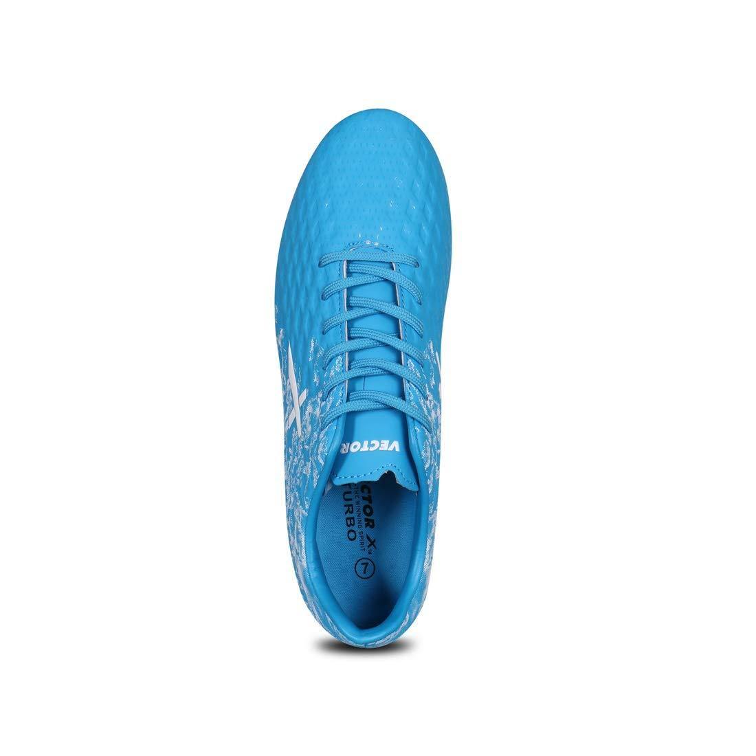 Vector X Turbo Football Shoes, Adult Blue/White - Best Price online Prokicksports.com
