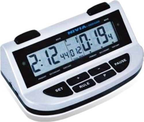 Nivia DG566 Digital Chess Clock (Black/Grey) - Best Price online Prokicksports.com