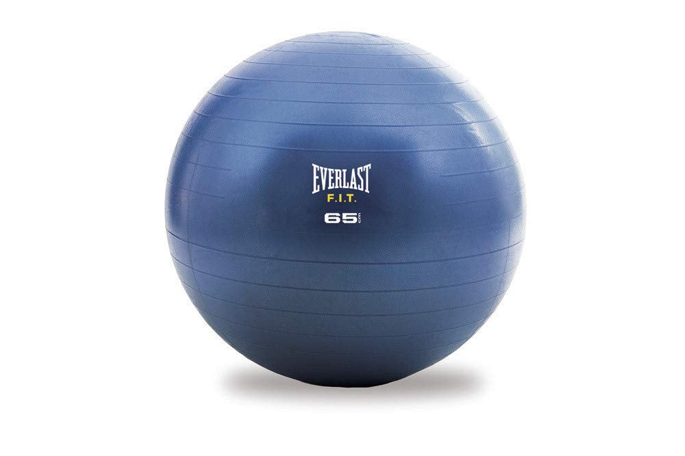 Everlast P00000421 Stability Gym Ball with Pump, 65cm (Blue) - Best Price online Prokicksports.com