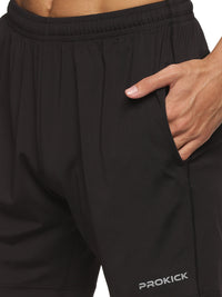 Prokick Lycra Sports Shorts for Men, Black - Best Price online Prokicksports.com