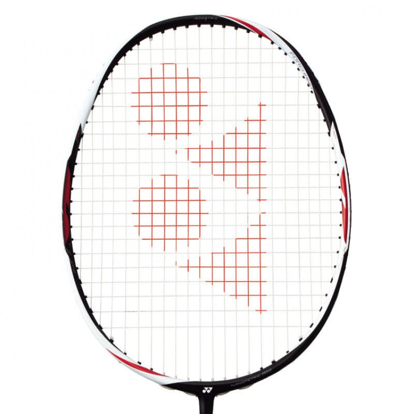 Yonex Duora Z Strike Unstrung Badminton Racquet – Black/White | 3U (Avg. 88g) | HM Graphite, Nanometric DR & Hyper-MG | Even Balance | Extra Stiff | Isometric Head - Best Price online Prokicksports.com