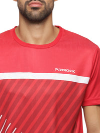 Prokick Regular Fit Round Neck Half Sleeves Tshirt for Men - Best Price online Prokicksports.com