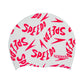 Speedo Slogan Print Cap, White/Lava Red - 1SZ - Best Price online Prokicksports.com