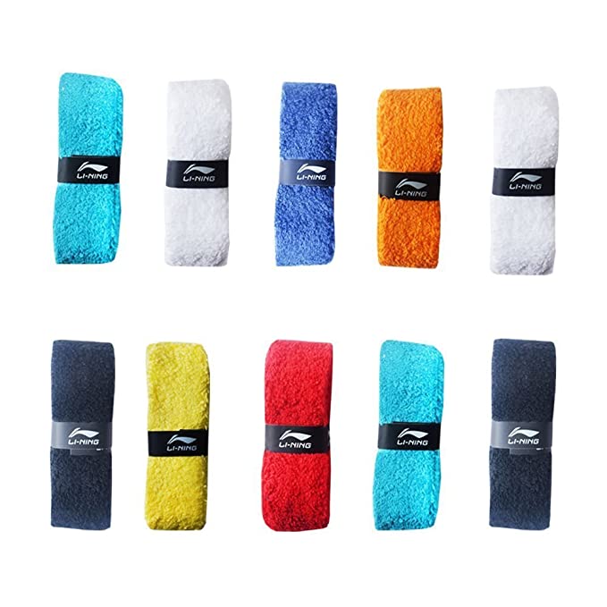 Li-Ning Towel Cotton Badminton Grip Double Layer (GC001) - Assorted - Best Price online Prokicksports.com