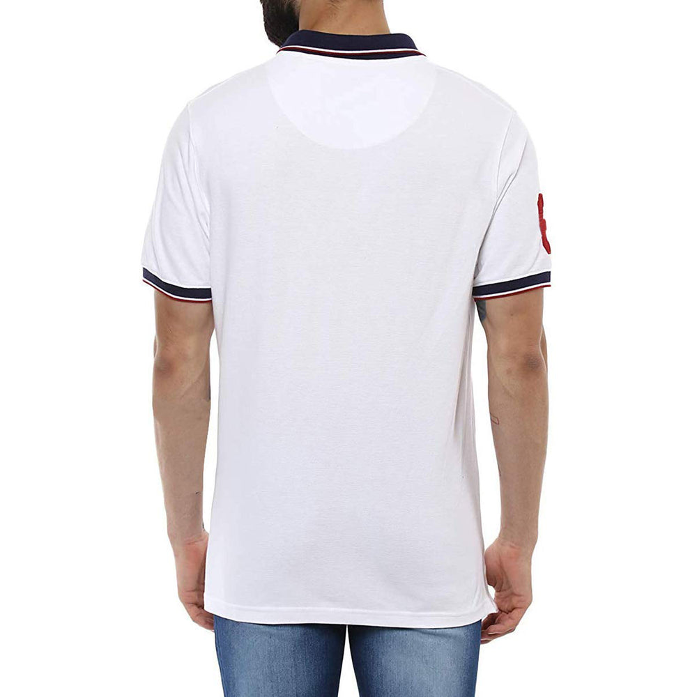 Prokick Men's Polo T-Shirt, White - Best Price online Prokicksports.com