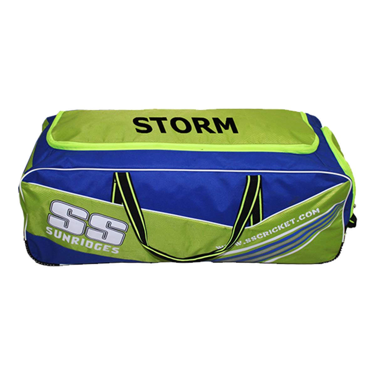 SS Double Wheel Cricket Kit Bag - Storm (Green-Blue) - Best Price online Prokicksports.com
