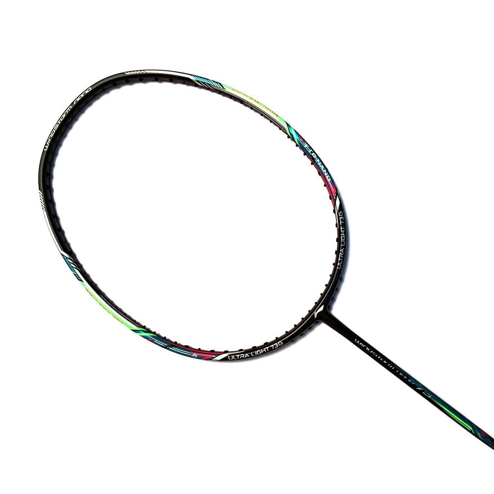 Li-Ning Windstorm Nano 73 Professional Badminton Racquet Unstrung Black - Best Price online Prokicksports.com