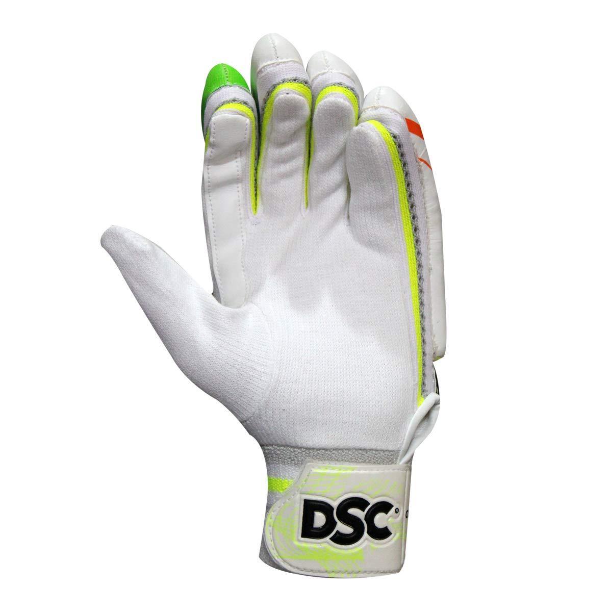DSC Condor Ruffle Leather Cricket Batting Gloves (Right Hand) - Best Price online Prokicksports.com