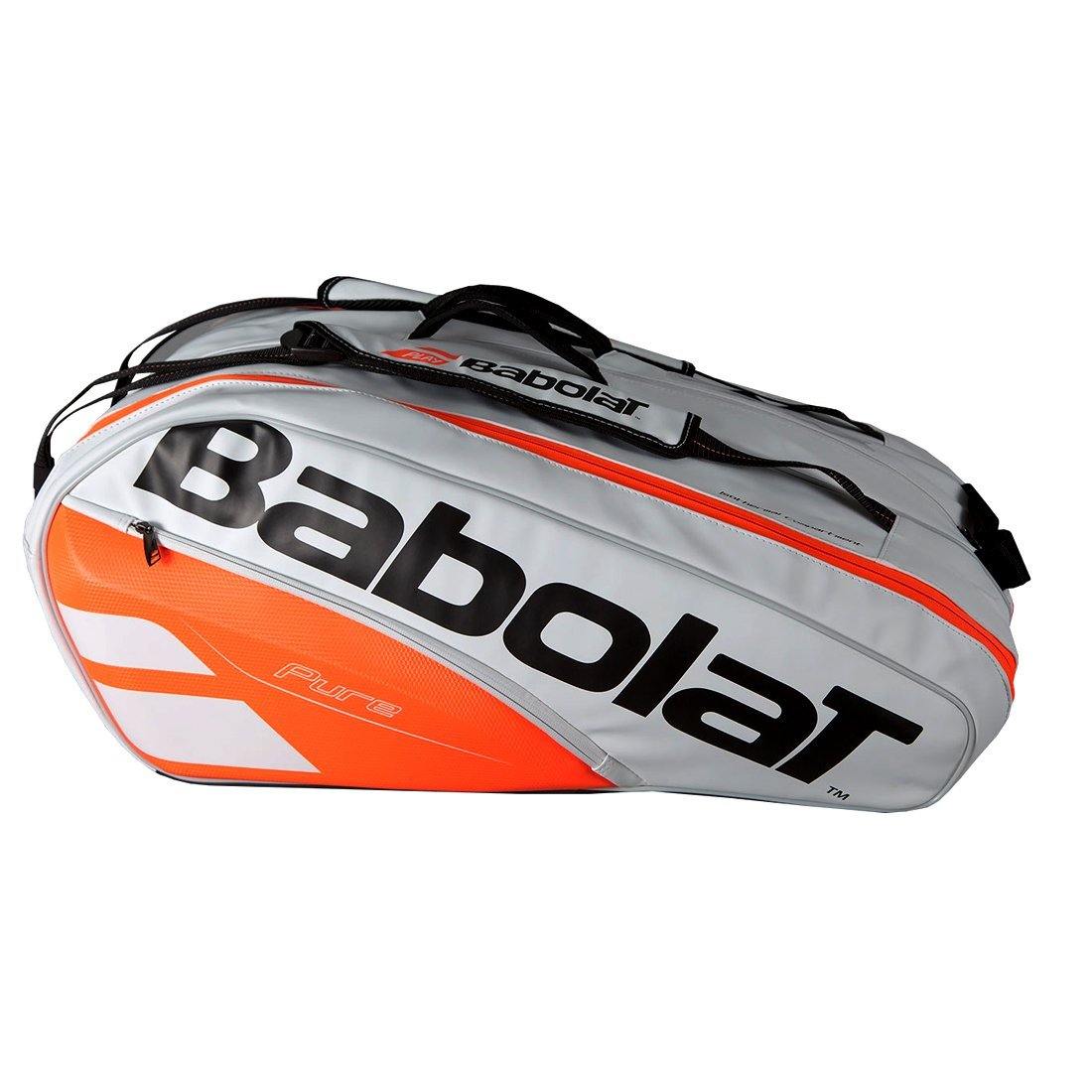 Babolat RHX12 Pure Strike Tennis Kitbag - White/Red - Best Price online Prokicksports.com