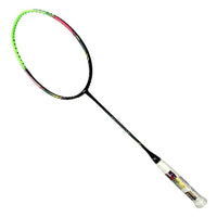 Li-Ning Windstorm Nano 73 Professional Badminton Racquet | Ultra-Light 73g Frame | High Modulus Graphite | Aerotec Beam System | Unstrung Black/Green - Best Price online Prokicksports.com