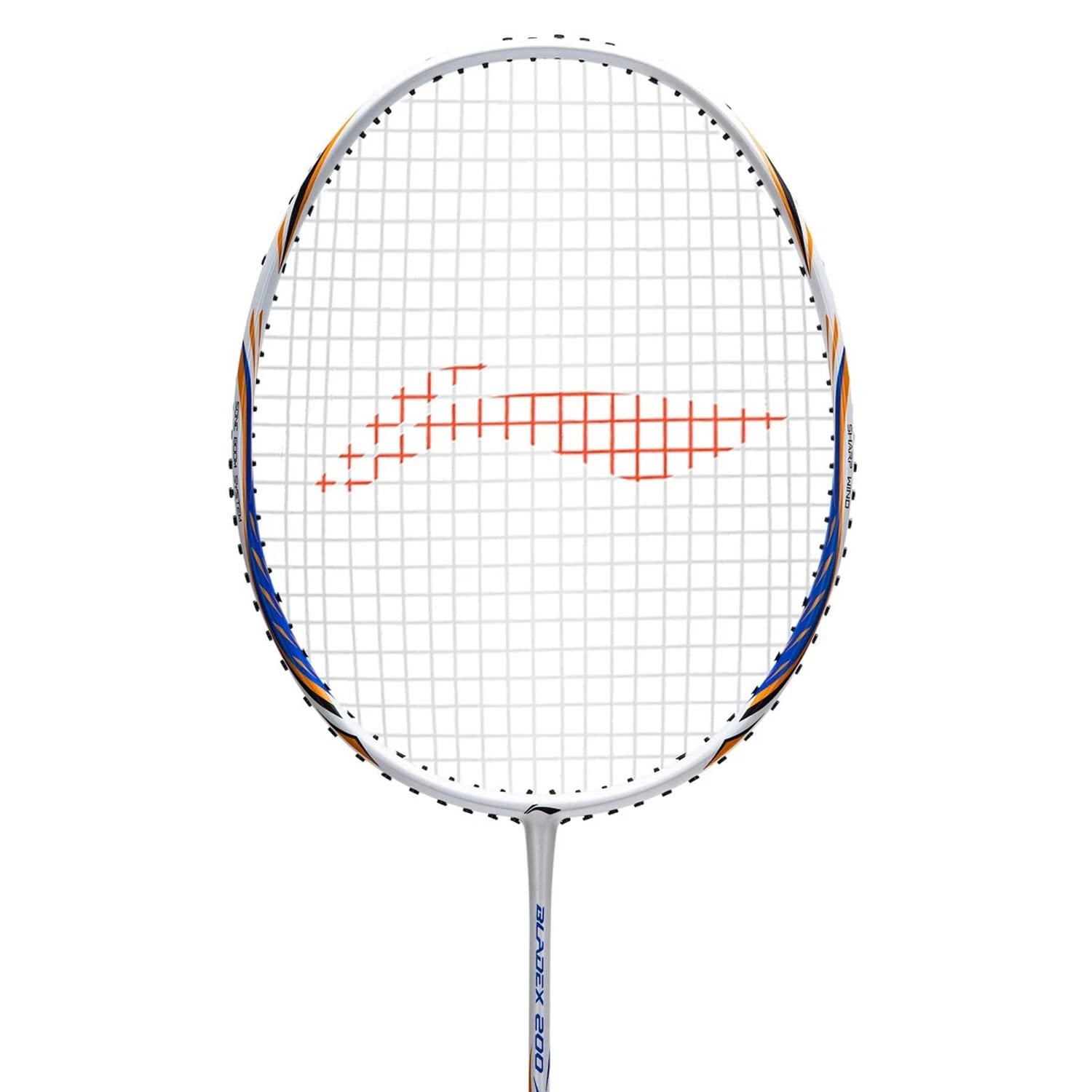 Li-Ning Bladex 200 R-Series Strung Badminton Racquet, White/Blue (4UIG6) - Best Price online Prokicksports.com