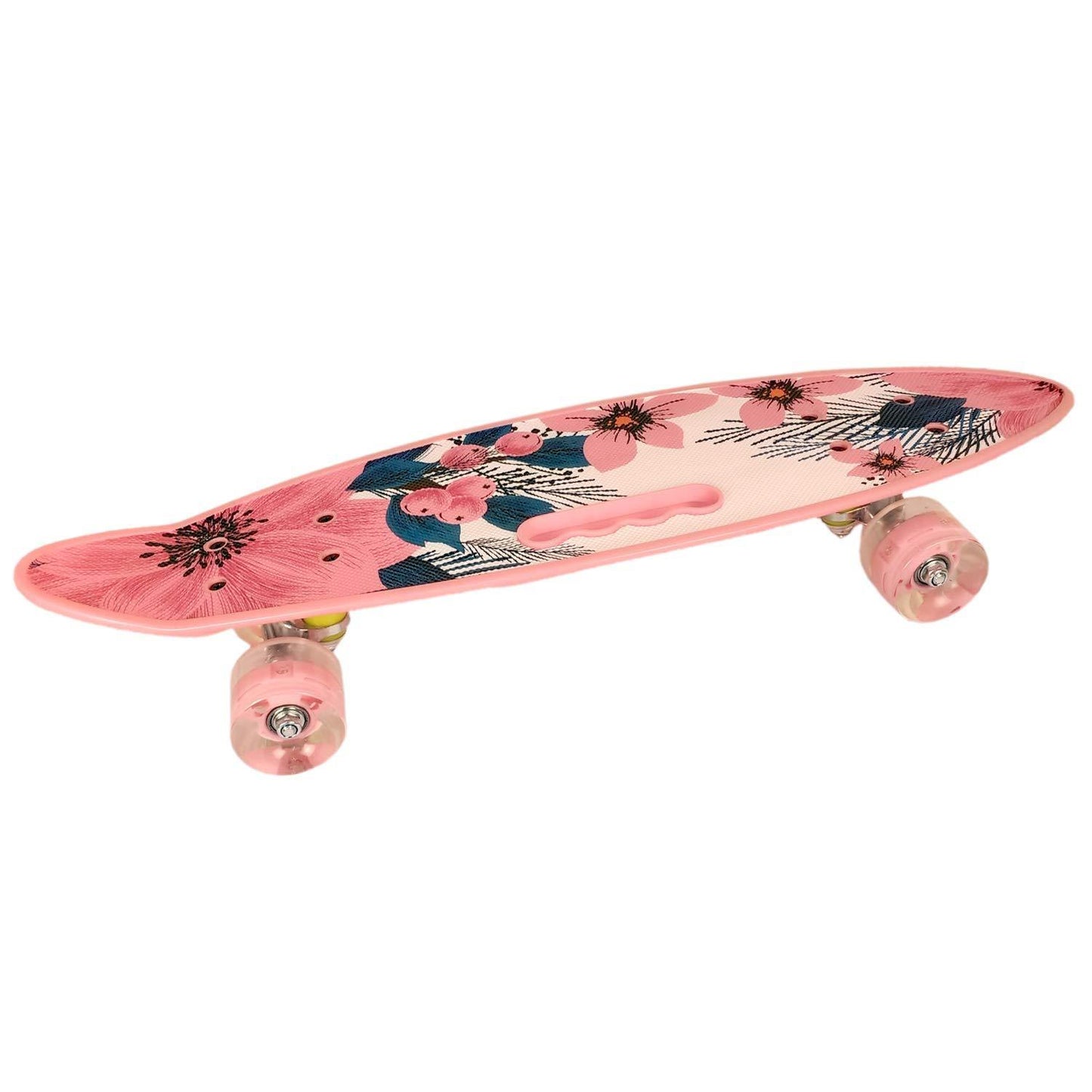 Prokick Junior Skateboard Fibre Pink Flower - Best Price online Prokicksports.com