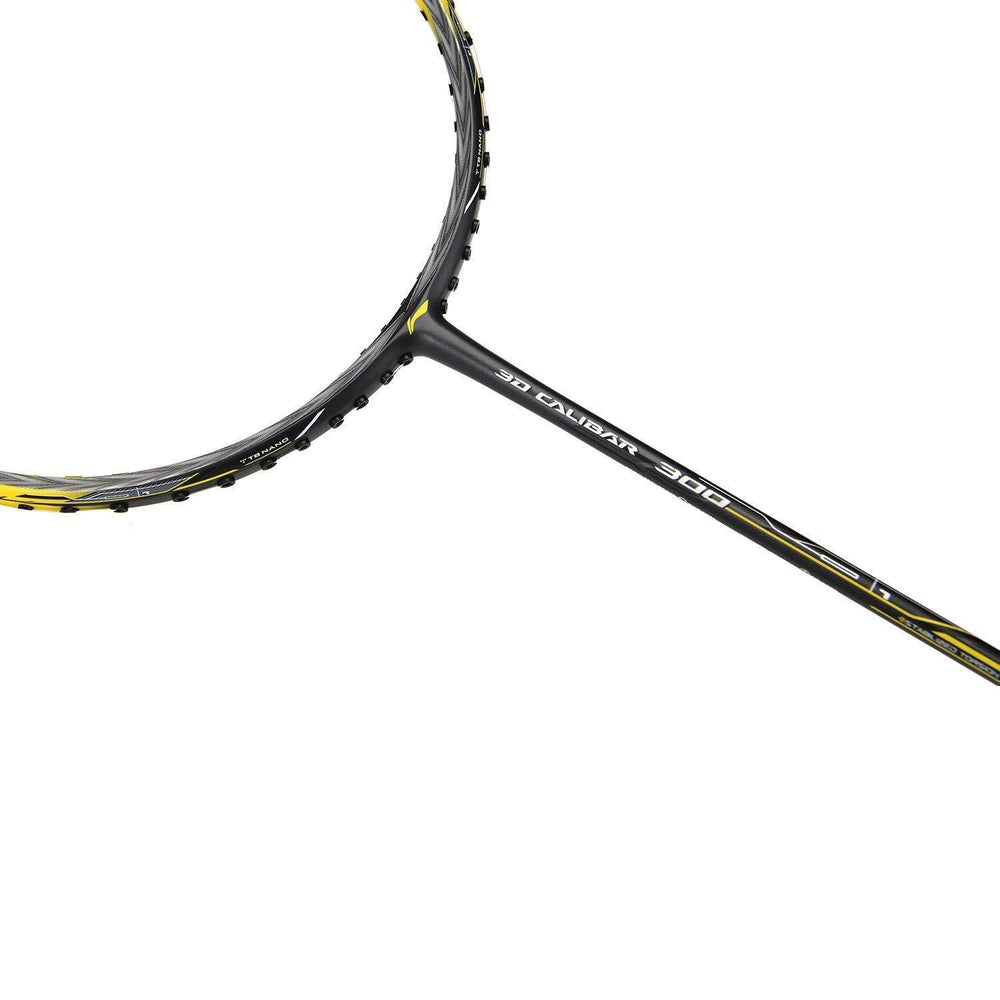 Li-ning 3D Caliber 300 Badminton Racquet Yellow/Grey - Best Price online Prokicksports.com