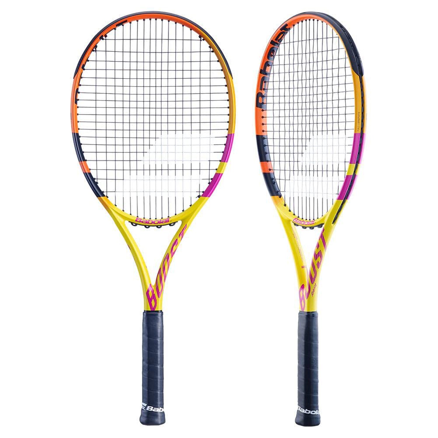 Babolat 121226 BOOST RAFA Strung Tennis Racquet, 4 1/4 - Yellow/Orange/Purple - Best Price online Prokicksports.com
