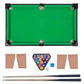 Prokick Tabletop Pool Table with 15 Colored Balls, 1 cue Ball, 2 Pool Sticks, 1 Cube of Chalk and Triangle - Best Price online Prokicksports.com