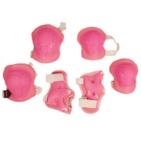 Prokick Protective Set - 2pcs knee pad, 2pcs elbow pad, 2pcs wrist pad, Pink - Best Price online Prokicksports.com