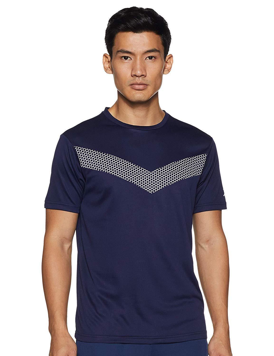 SG RTS2209 Polyester Round Neck Sports T-Shirt - Navy - Best Price online Prokicksports.com