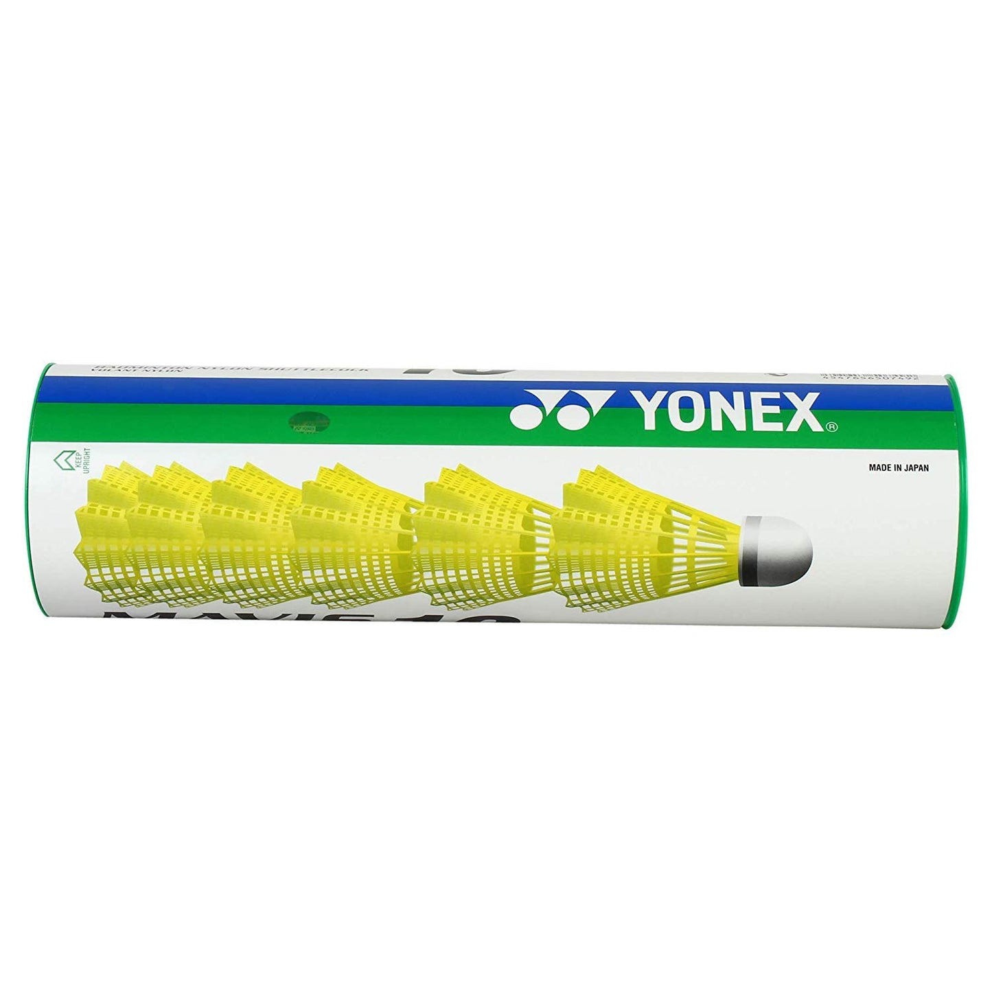 Yonex Mavis 10 Shuttle Cock (Yellow) - Green Cap (2 cans) - Best Price online Prokicksports.com