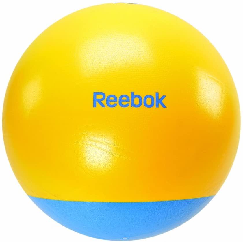 Reebok Gym Ball - 65 Cms (Two Tone) - Yellow/Cyan - Best Price online Prokicksports.com