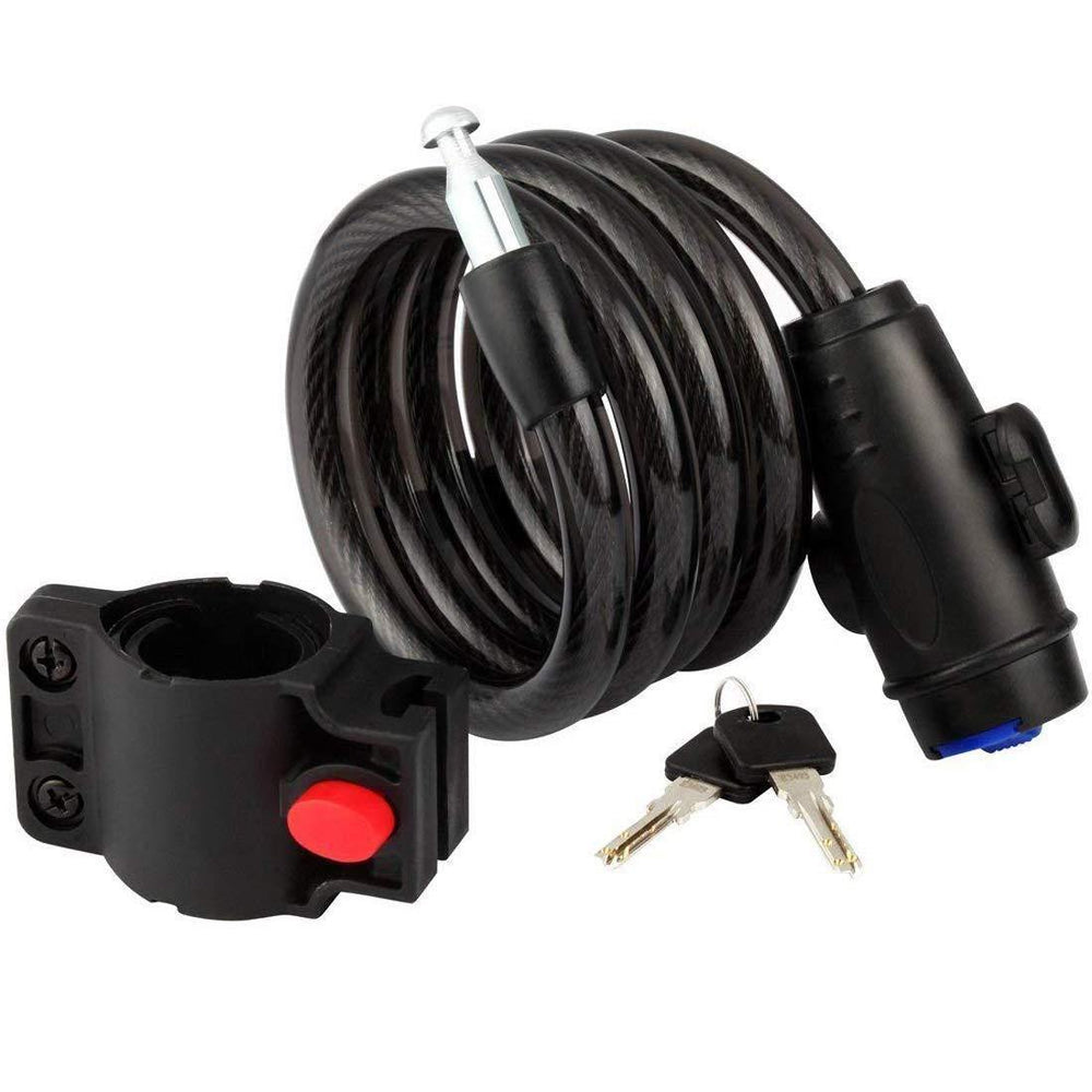 Prokick Heavy Duty Multipurpose Lock/Bicycle Cycle Bike Helmet Lock with Keys - Best Price online Prokicksports.com