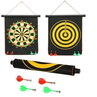 Prokick High Magnetic Power with Double Faced Portable and Foldable Dart Game with 6 Colourful Non Pointed Darts for Kids 20-Inch - Best Price online Prokicksports.com