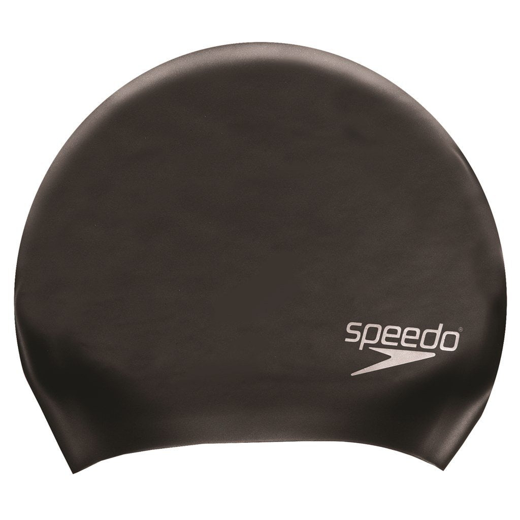 Speedo Long Hair Swimming Cap, Senior (Black) - Best Price online Prokicksports.com
