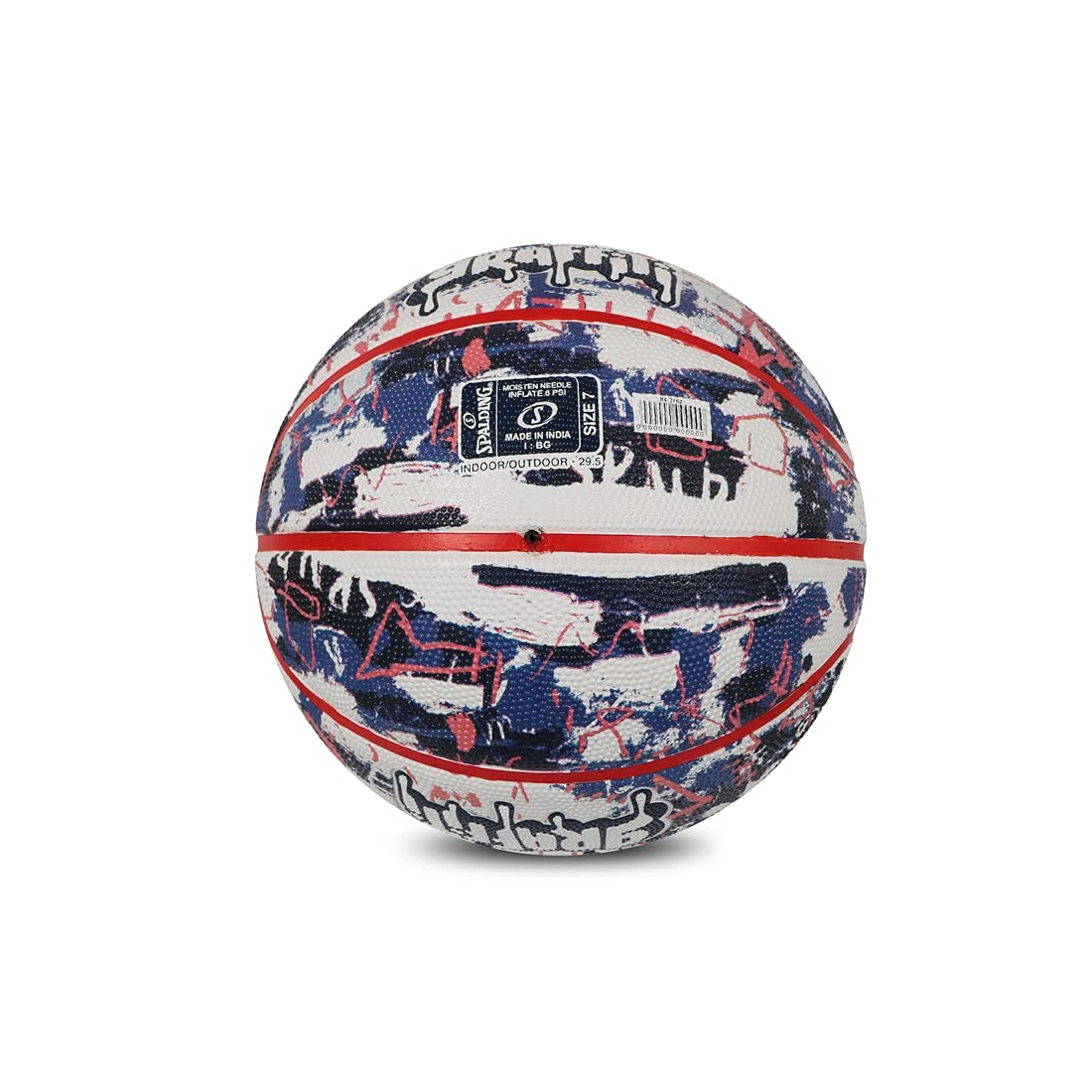 Spalding Garffiti Basketball, Blue/White/Red - Size 7 - Best Price online Prokicksports.com