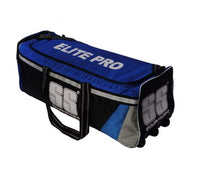 SS Double Wheel Cricket Kit Bag - Elie Pro (Black Blue) - Best Price online Prokicksports.com