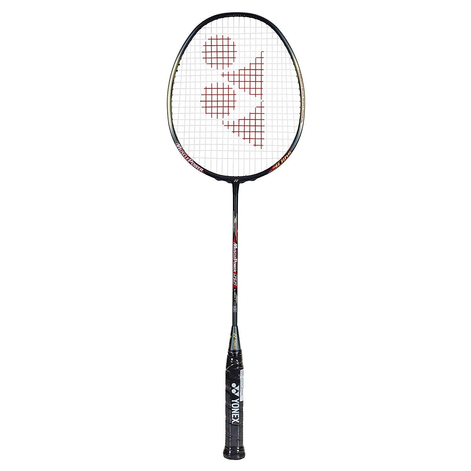 Yonex Muscle Power 55 Badminton Racket Strung Grey/Red - Best Price online Prokicksports.com