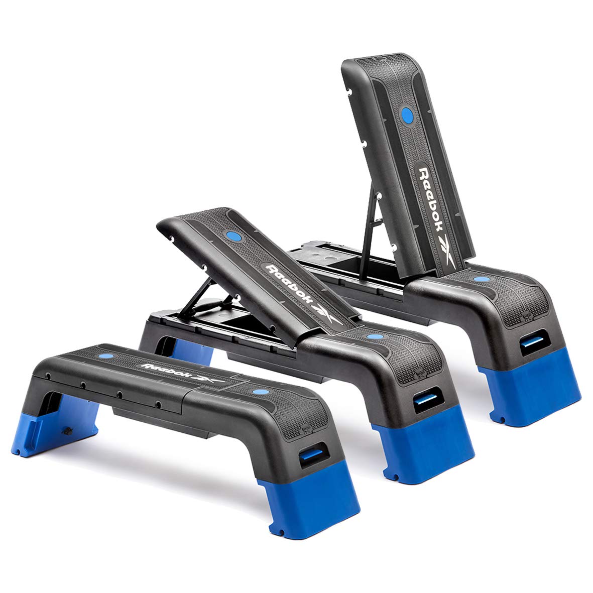 Reebok Adjustable Bench Workout Deck (Black/Blue) - Best Price online Prokicksports.com