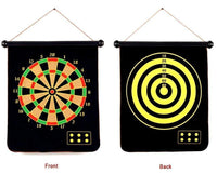 Prokick High Magnetic Power with Double Faced Portable and Foldable Dart Game with 6 Colourful Non Pointed Darts for Kids 20-Inch - Best Price online Prokicksports.com