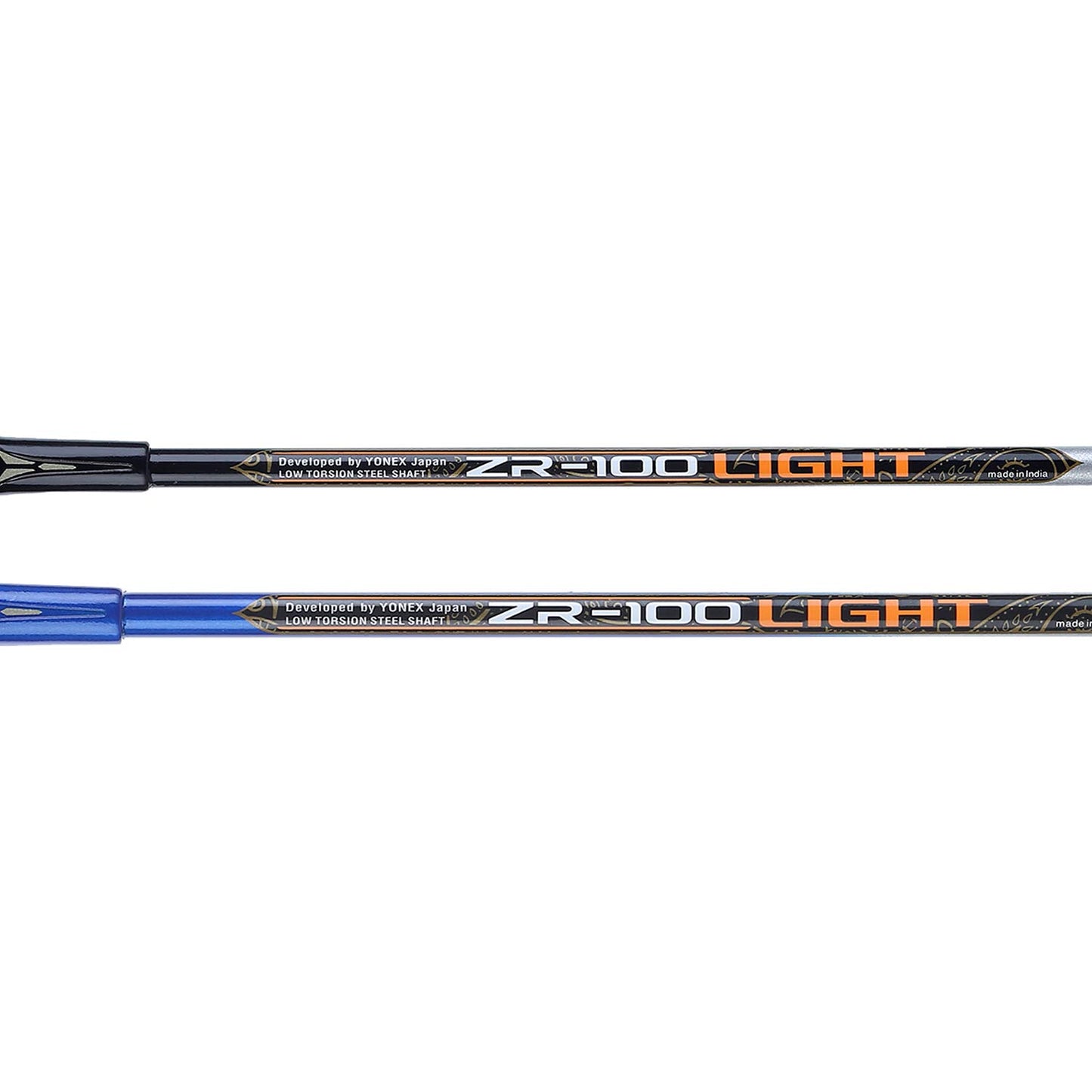 Yonex ZR 100 Light Aluminum Blend Badminton Racket with Full Cover, Set of 2 (Black + Blue) - Best Price online Prokicksports.com