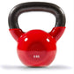 Prokick Vinyl Half Coating Kettle Bell for Gym & Workout - Red - Best Price online Prokicksports.com