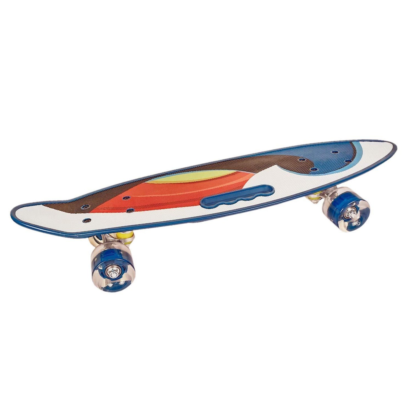 Prokick Junior Skateboard Fibre White Multicolor - Best Price online Prokicksports.com